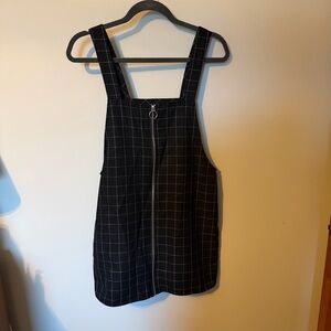 Forever 21 Black and White Overall Dress